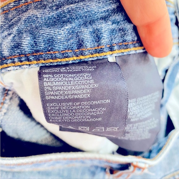 EUC Tommy Hilfiger Bermuda Jean Shorts Sz 10 - Picture 4 of 8